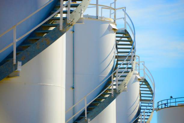Fuel storage tanks.  Texas  energy